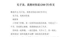 伯母，我想对你说_250字