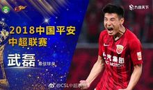 2014中超颁奖典礼武磊的获奖感言