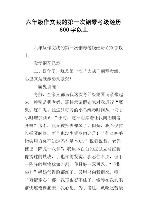 考试_800字