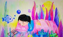 透过窗口是幅美丽的画_800字