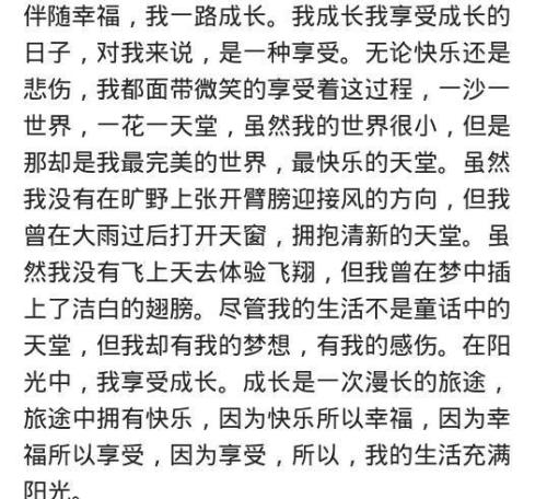 享受的构图：享受太阳_800字