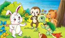 兔子挑战乌龟_150字