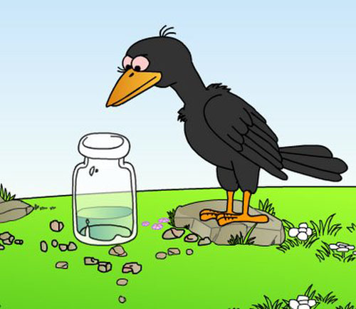 乌鸦喝水（2）_500字
