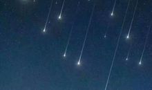 看，流星，快许个愿吧_150字