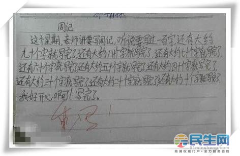 一年级日记：我很生气_300字