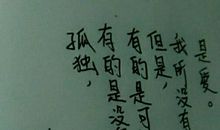 不是我的孤单，而是你的悲哀_900字