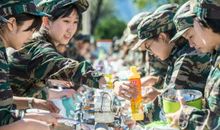 我的大学军训生活第一天_450字