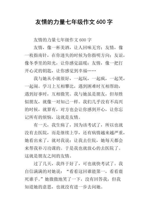 什么是友谊_600字