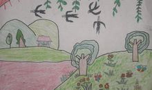 我爱美丽的春天_350字