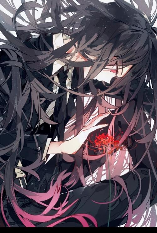  - 一个蓝色和腰部的年轻女子站在河上，面对孟宝的距离：“我生活在这一生中，我不能忘记他，不要强迫我，求你。”