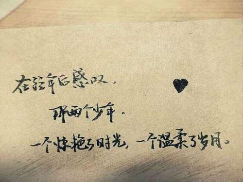 对我亲爱的少年_250字