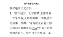 童年的趣事_800字