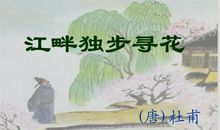 《江畔独步寻花》改写_400字