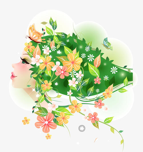 美丽的春天女孩_200字