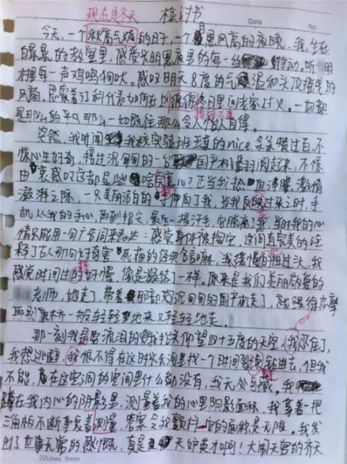 谢谢，爱语言老师_550字