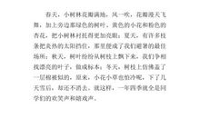 四年级写景作文：校园的四季_550字