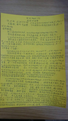 讲话“我的中国梦”_600字