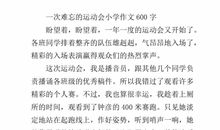 记一次难忘的语文活动_600字