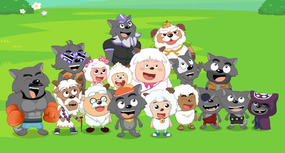 令人愉快的山羊和大大狼18完成工程下载下载 - 儿童卡通