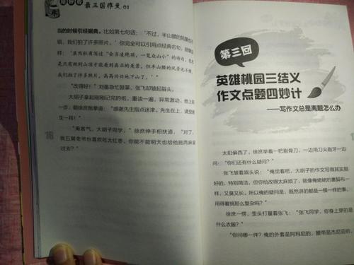 [微观背景]我喜欢这本名为三国的书_250字