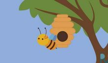 花蝴蝶和小蜜蜂_500字