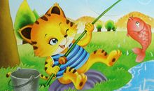 小猫钓鱼记_300字