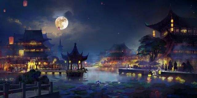 今年，这个月和灯仍然存在。