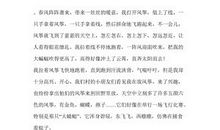 我多想去放风筝_400字