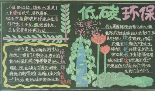 第一天：我的低碳生活_900字