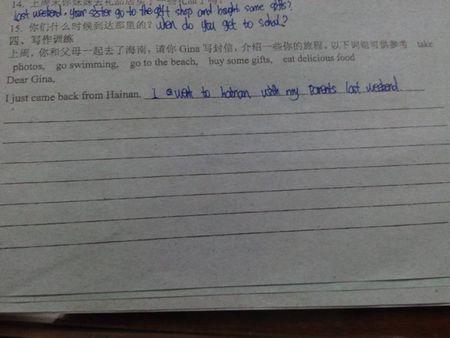 人物英文作物：我的朋友和I_250♥