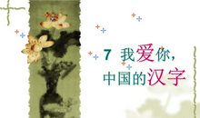 我爱你，汉字_500字