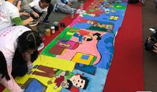 观看百米长卷_350字