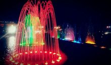 家乡的大雁塔音乐喷泉_350字