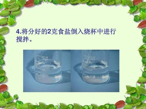 通过这个实验，我理解了真相：盐并不容易溶解，人们联合并不容易失败！