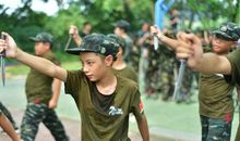 开心的黄埔军校夏令营_450字