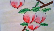 二年级期中考试作文：制作水蜜桃_250字