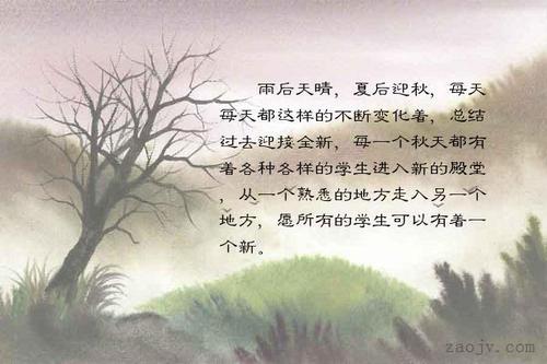 我独自走了_600字