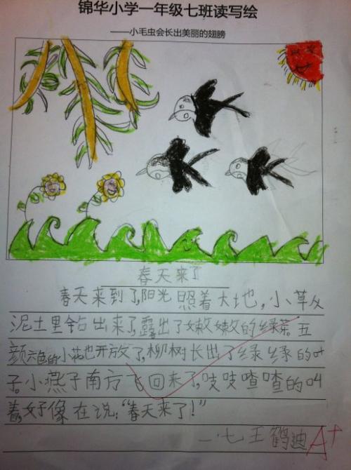 春天在我眼中_650字