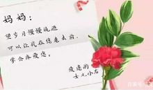 母亲节给母亲的一封信_400字