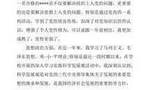 农民干部入党申请书（三）