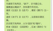 中国古代文学常识歌谣100句