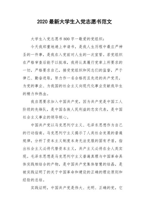 优秀的大学生进入派对志愿书模型