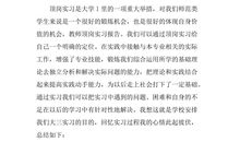 教师顶岗实习总结范文
