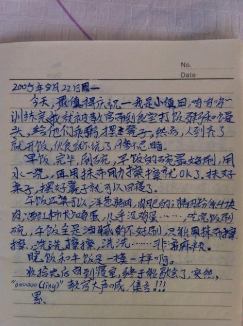 关于军事训练成分：轻柔的一面_500字