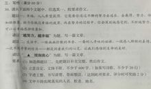 2010百色中考作文题目