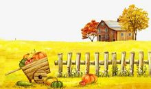 秋天的田野_100字