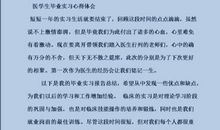 校外实习总结体会