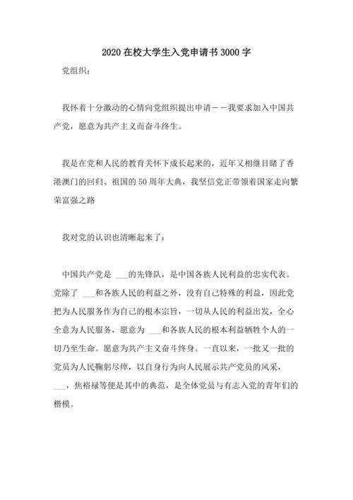 在党的应用程序中有大量3000字（1）