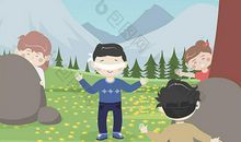 春天和我捉迷藏_150字