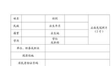 研究生入党志愿书模板（一）